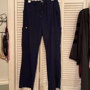 Navy Blue FIGS scrub pants